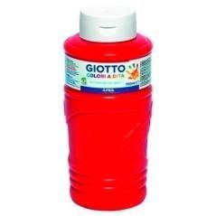Giotto pintura de dedos de 750 ml color rojo