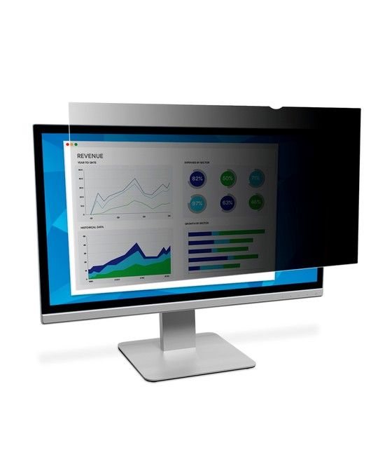 3M Filtro de privacidad de para monitor de escritorio con pantalla panorámica de 21,5" - Imagen 1