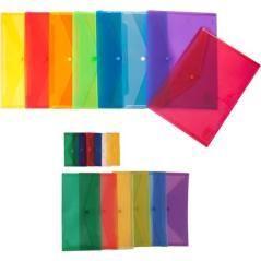 Grafoplás sobre broche ecoplás 1/4 polipropileno translúcido amarillo