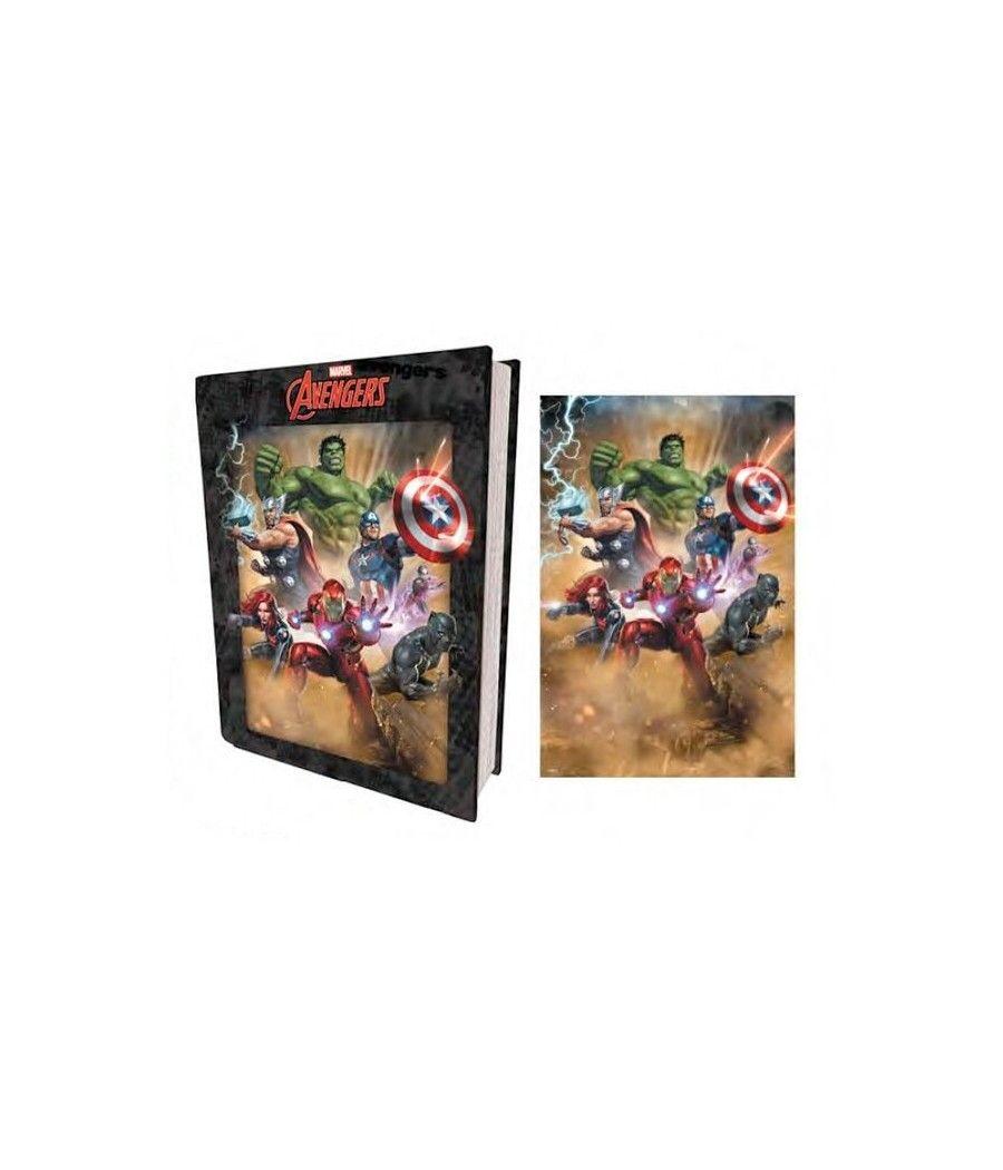 Puzzle libro lenticular prime 3d marvel vengadores originales