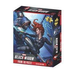 Puzzle lenticular prime 3d marvel black widow y taskmaster 200 piezas
