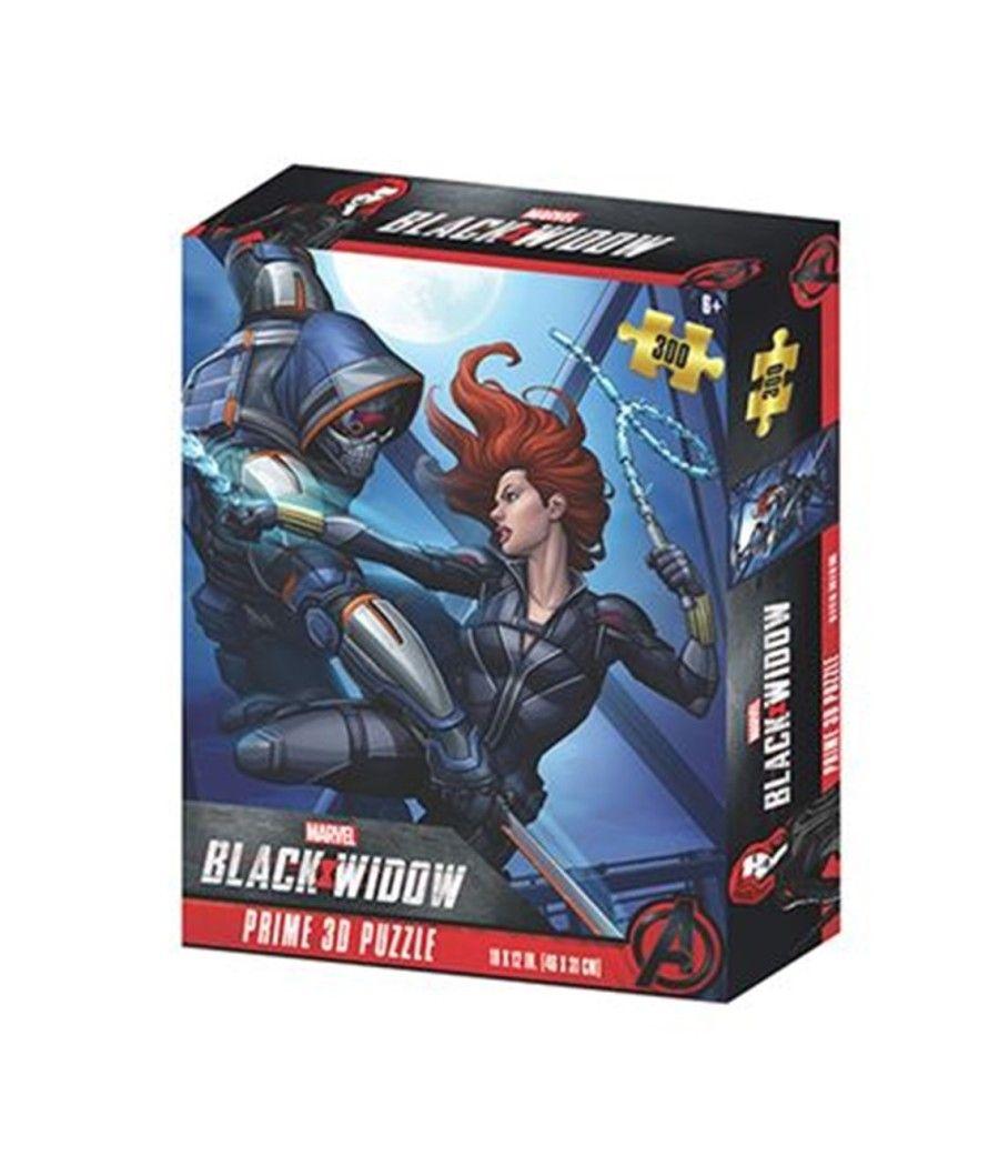 Puzzle lenticular prime 3d marvel black widow y taskmaster 200 piezas