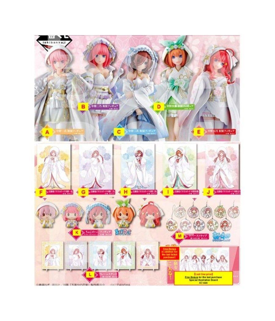 Ichiban kuji banpresto the quintessential quintuplets the movie - the happy ties - lote 80 articulos