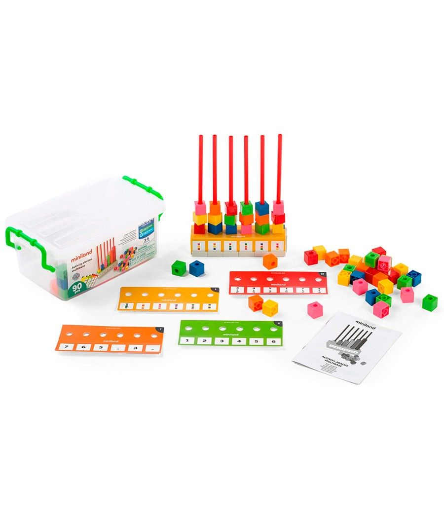Juego miniland abacus multibase 90 piezas