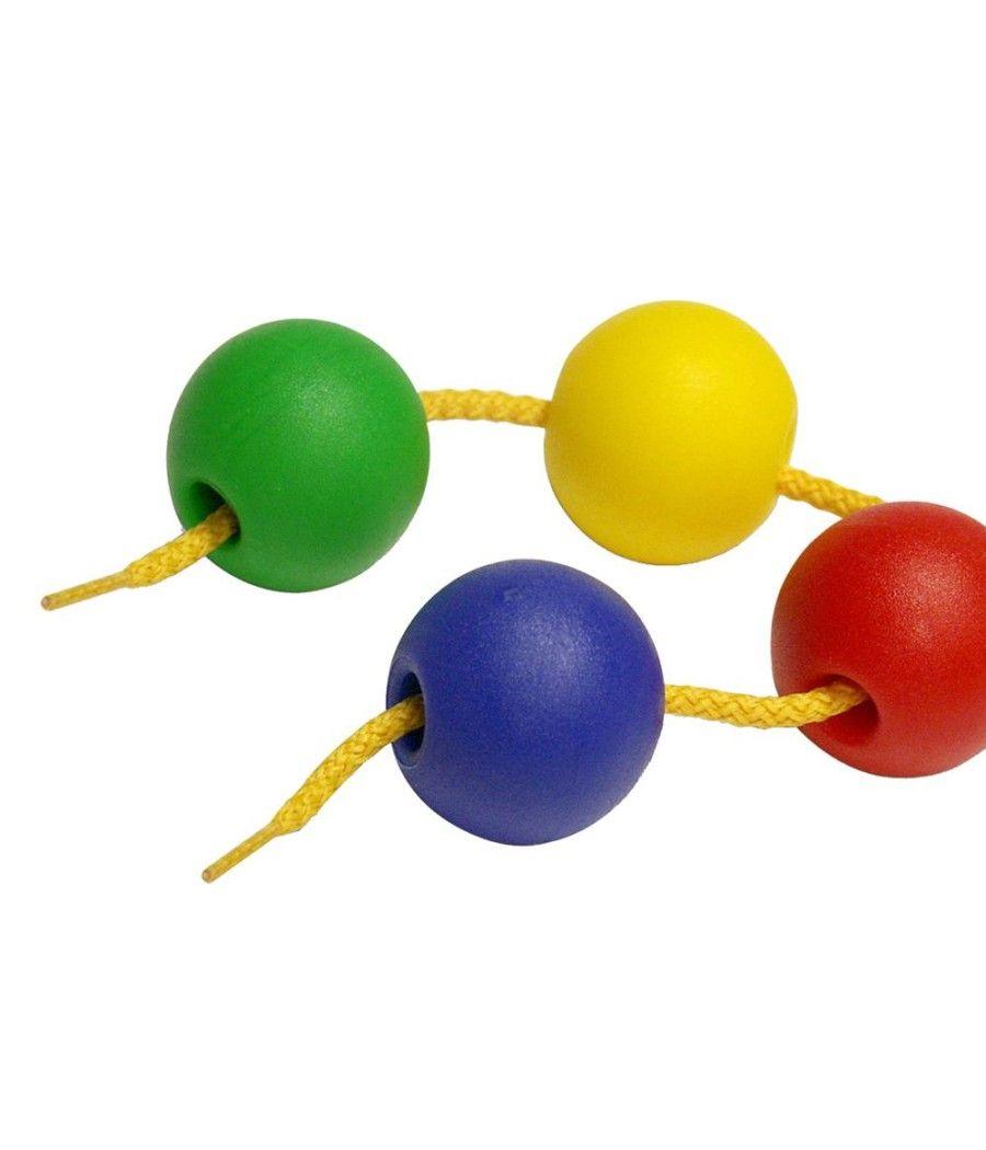 Juego miniland bolas ensartables 25 mm 100 unidades