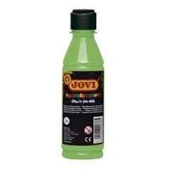 Jovi témpera fosforescente botella de 250ml verde