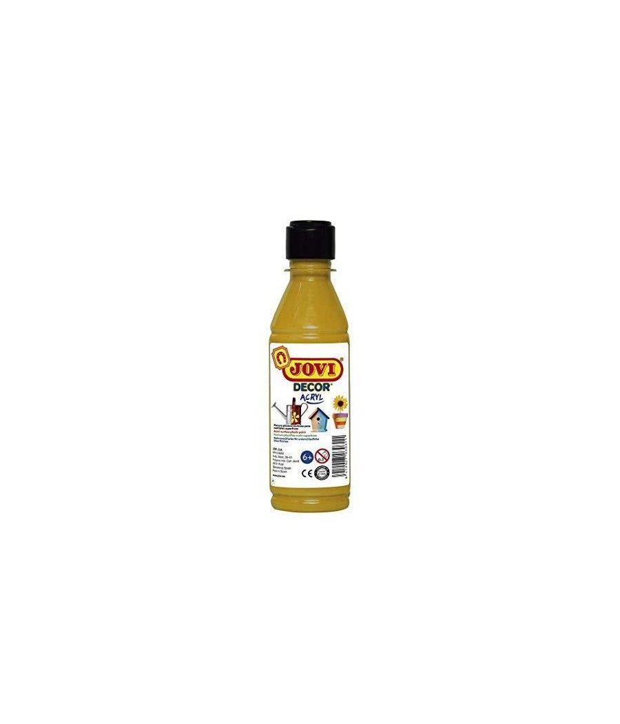 Jovi pintura plástica jovidecor acryl botella de 250ml oro