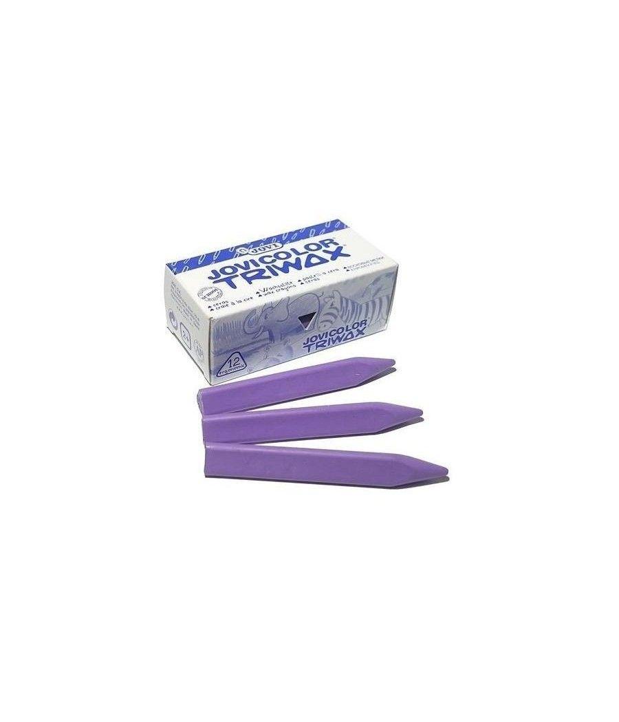 Jovi ceras jovicolor triwax 82mm lila caja -12u-