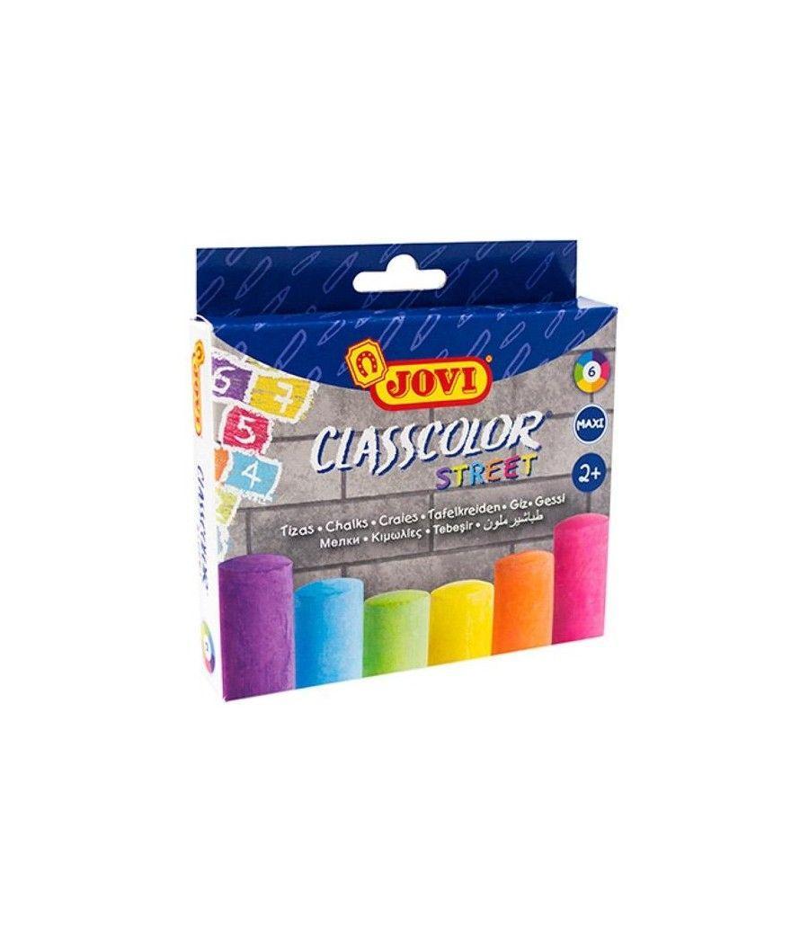 Jovi estuche 6 tizas classcolor street maxi +2 años colores surtidos