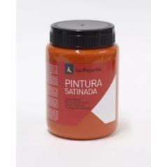 La pajarita témpera escolar bote de 35ml satinada naranja l-06