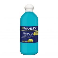Manley témpera preparada botella de 500ml azul
