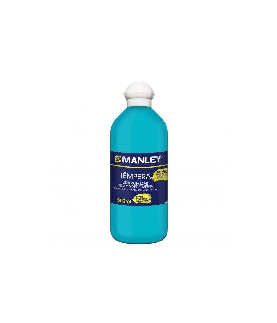 Manley témpera preparada botella de 500ml azul