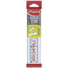 Maped study regla 15cm irrompible translúcida