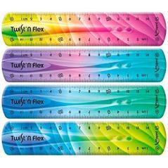 Maped regla t&f decoradas doble graduación 15 cm colores surtidos