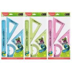 Maped reglas twist´n flex maxi kit 4 piezas colores surtidos