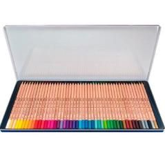 Milan lápices de colores mina gruesa colores surtidos caja metálica 48 lápices