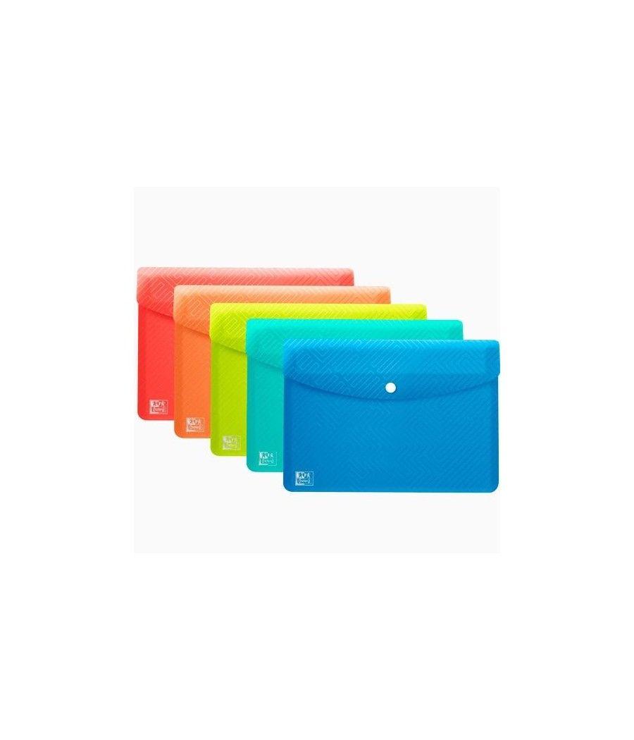 Oxford sobres con broche urban pp a6 colores surtidos -5u-