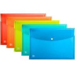 Oxford sobres con broche urban pp a3 colores surtidos -5u-