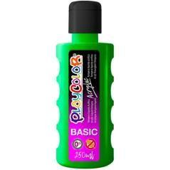 Playcolor pintura acrylic basic botella 250ml verde oscuro