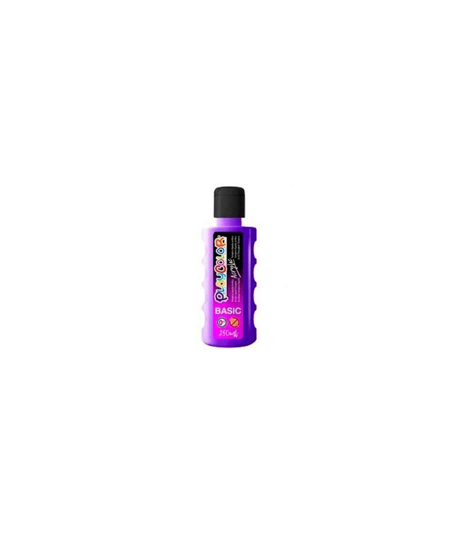 Playcolor pintura acrylic basic botella 250ml violeta