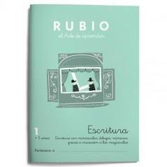 Rubio cuaderno de escritura nº 1 pack 10 unidades
