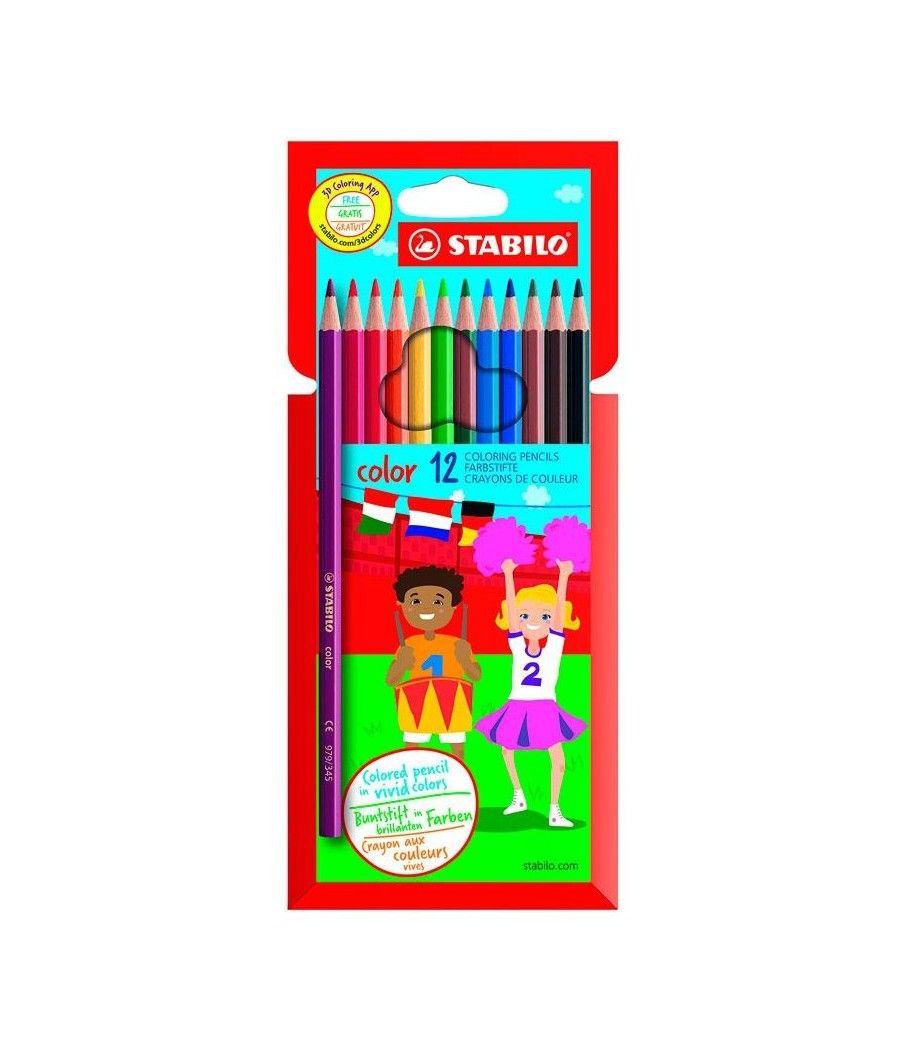 Stabilo color lápices de colores surtidos estuche de 12
