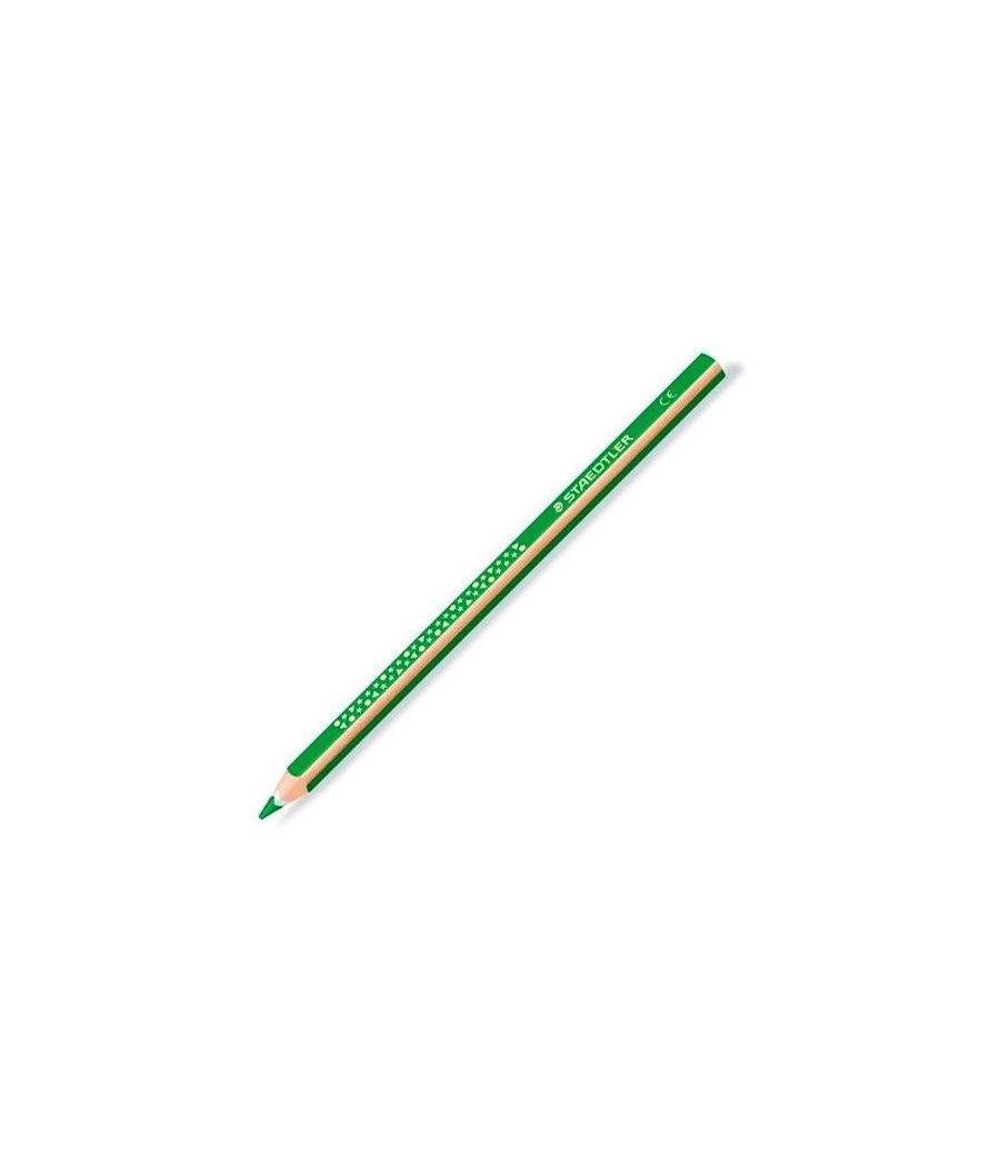 Staedtler lápices de color triangulares jumbo noris verde - caja de 12 ud -