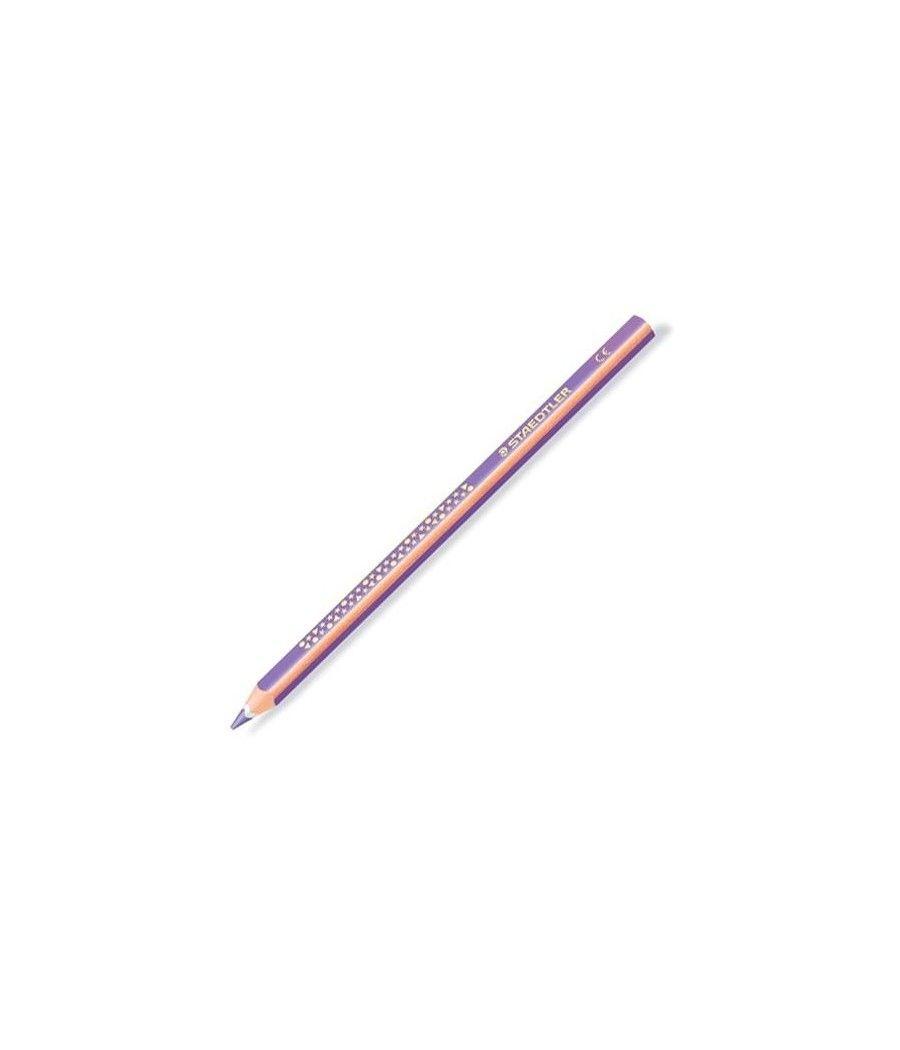 Staedtler lápices de color triangulares jumbo noris morado - caja de 12 ud -