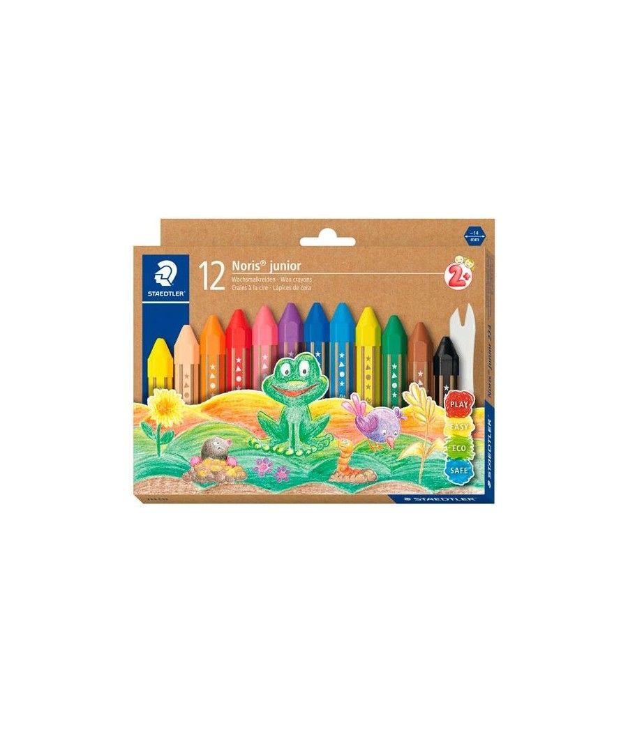 Staedtler ceras noris junior extra grueso colores surtidos -estuche 12u-