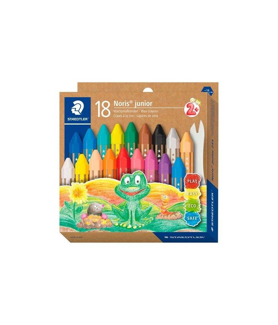 Staedtler ceras noris junior extra grueso colores surtidos -estuche 18u-