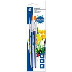 Staedtler set de pinceles artísticos 989 surtidos blister -3u-