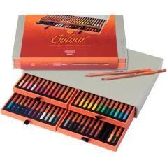 Talens bruynzeel colour box estuche de lujo 48 lápices de color design surtidos