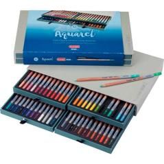 Talens bruynzeel caja de 48 lápices de acuarela design colores surtidos -estuche de lujo-