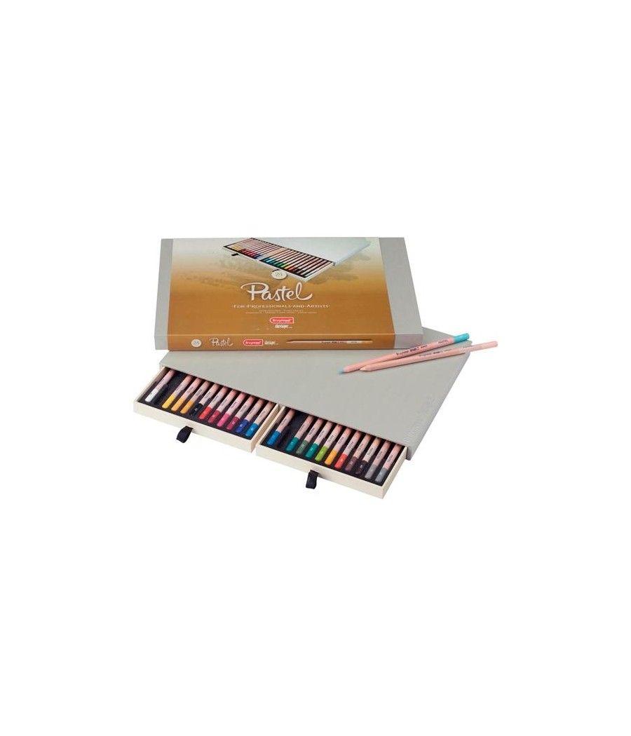 Talens bruynzeel estuche de lujo 24 lápices de colores surtidos pastel