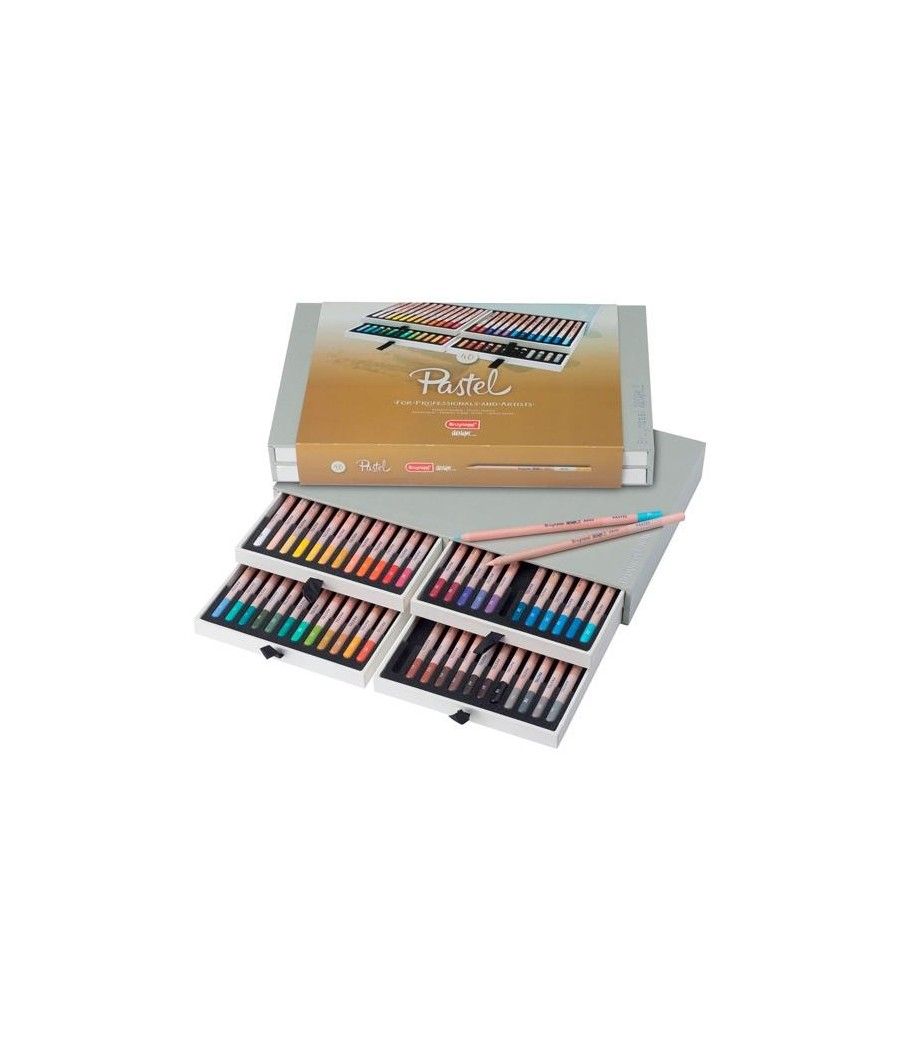 Talens bruynzeel caja de 48 lápices de color surtidos pastel -estuche de lujo-