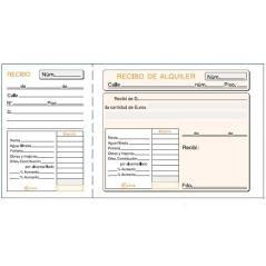 Talonario alquiler inquilinos tercio de folio sin copia