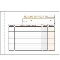 Talonario entregas octavo apaisado triplicado autocopia