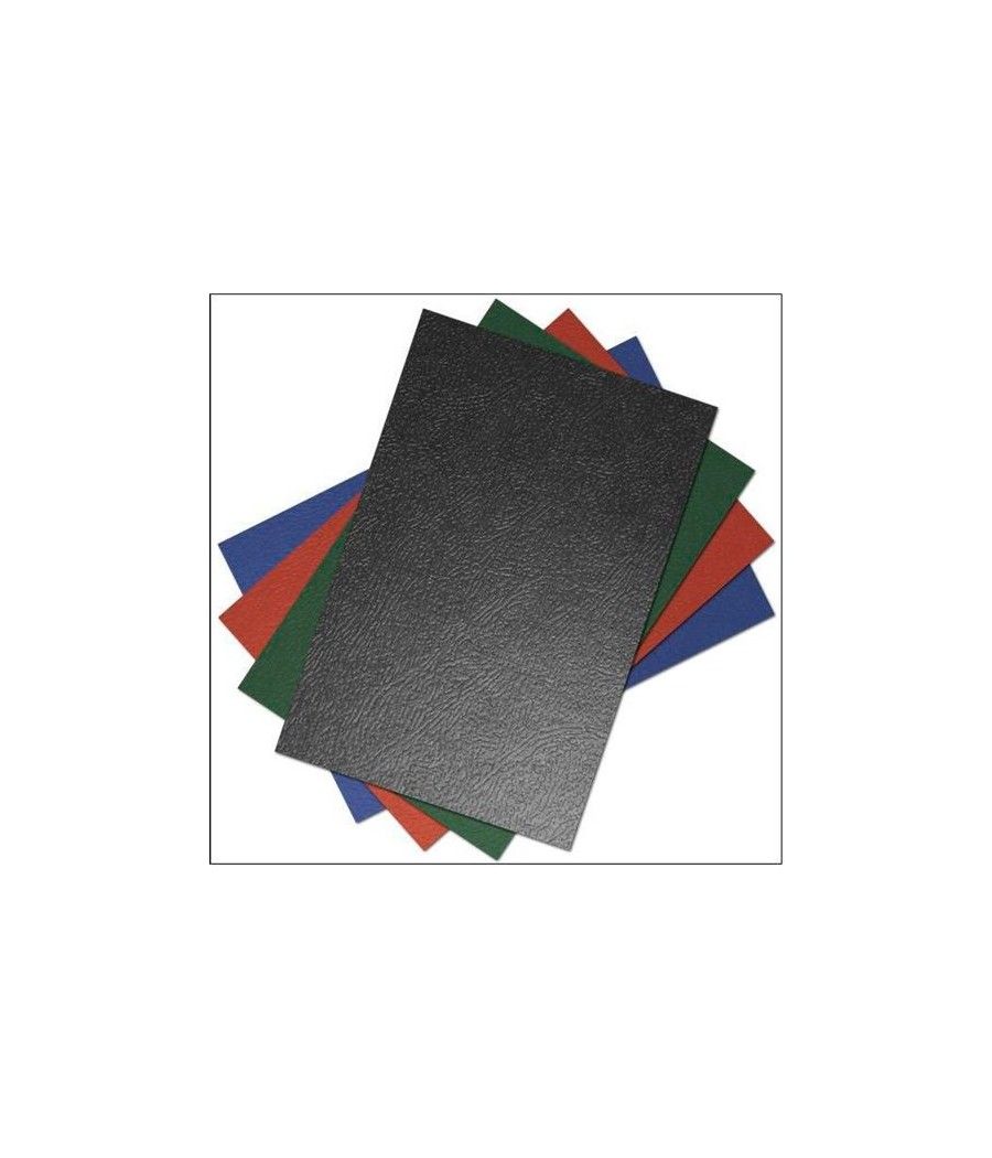Yosan tapas encuadernación cartón gofrado normal a4 negro -paquete 50u-