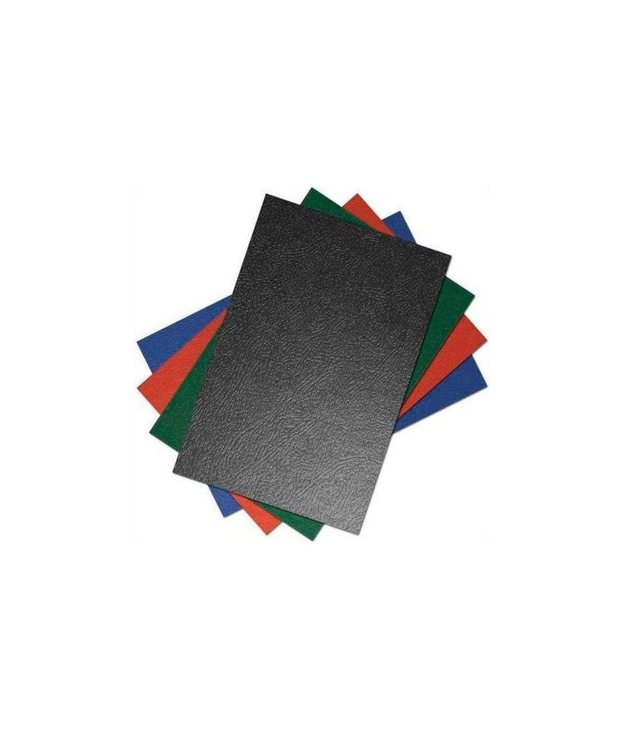 Yosan tapas encuadernación cartón gofrado normal a4 rojo -paquete 50u-