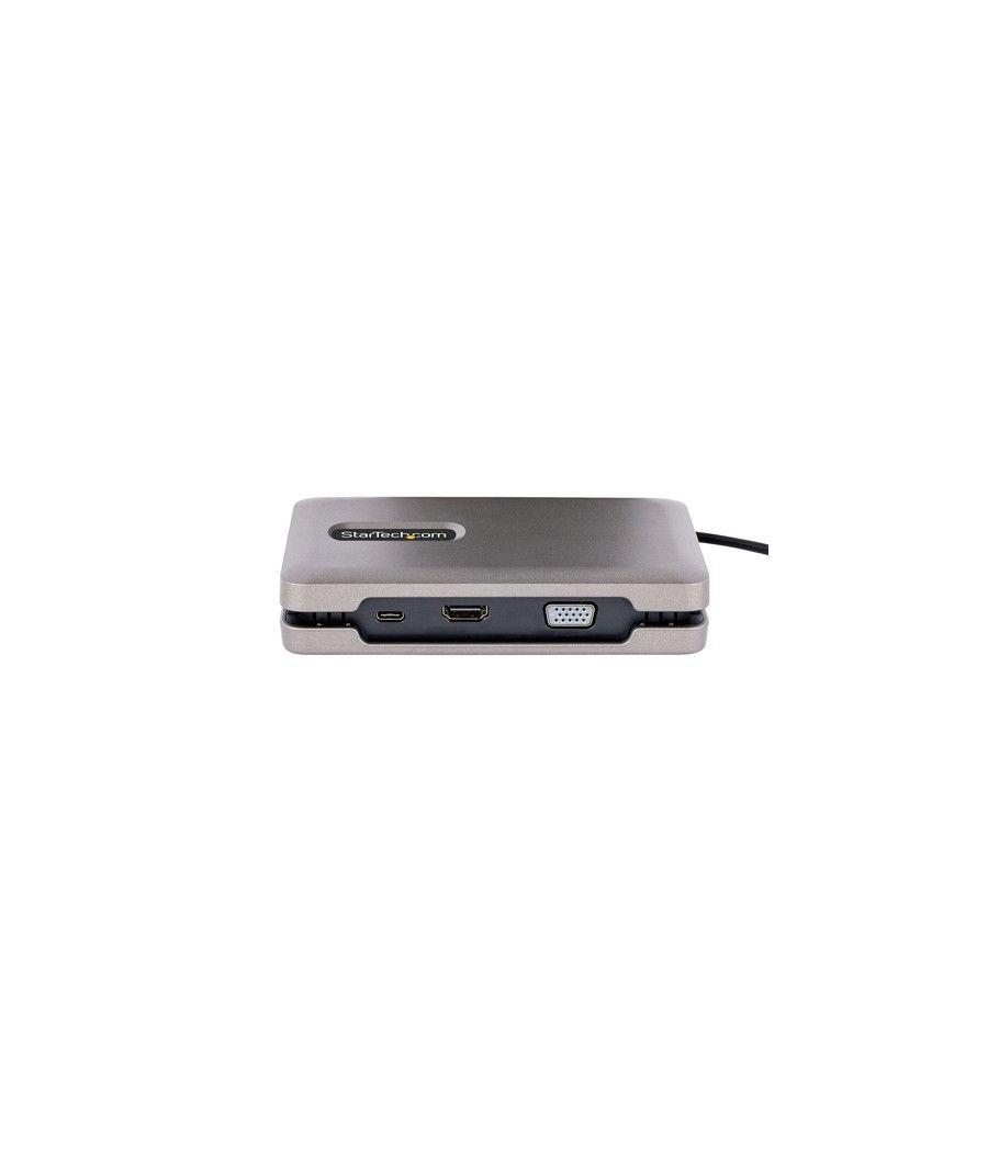 StarTech.com Adaptador Multipuertos USB-C - Vídeo USB Tipo C con Modo Alt de DP - HDMI 2.0 4K -VGA - Docking Station USB-C para 