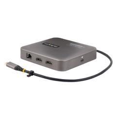 StarTech.com Adaptador Multipuertos USB-C - Vídeo Doble HDMI - 4K 60Hz - Hub USB 3.1 de 2 Puertos de 10Gbps - PD de 100W de Paso