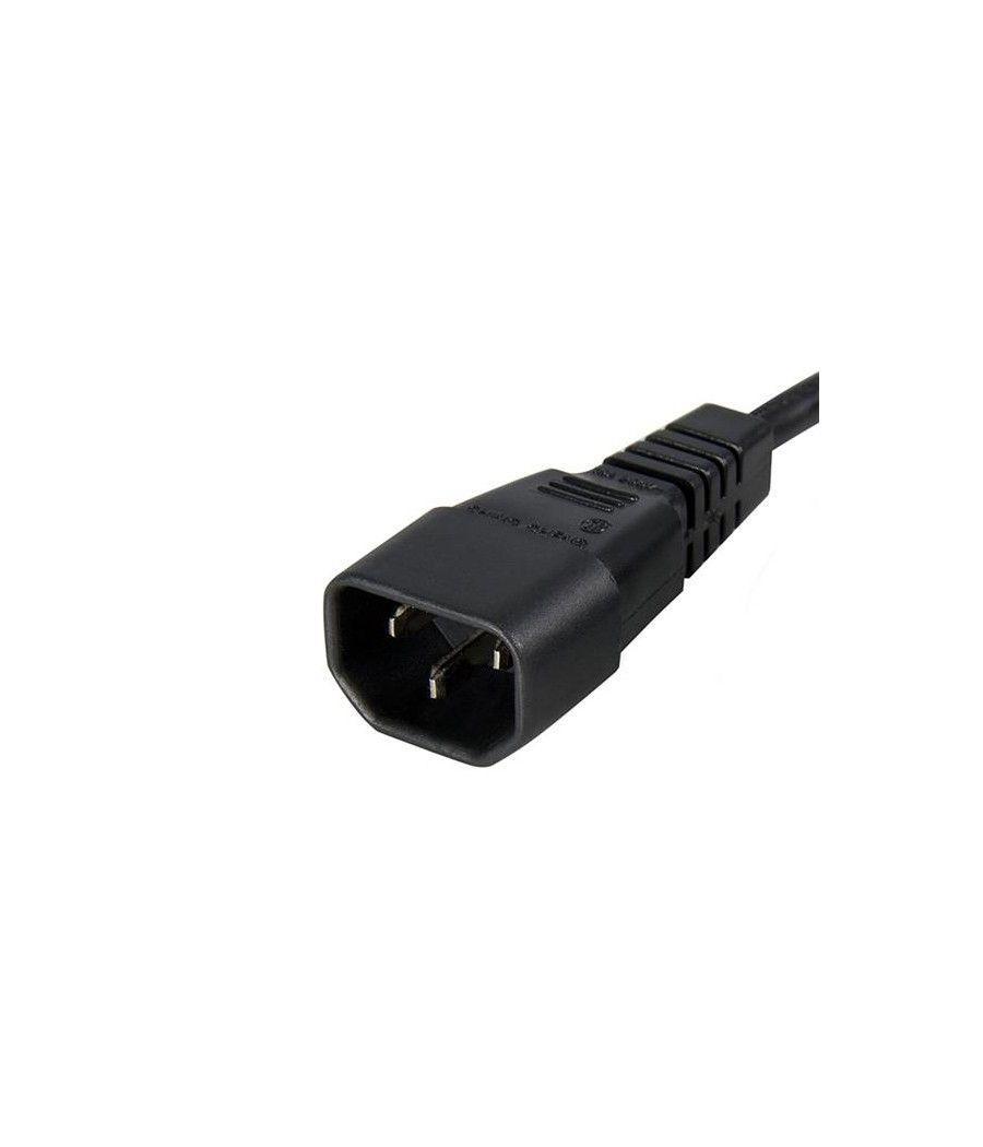 StarTech.com Extensor Alargador de 1m para Cable de Alimentación de Ordenador - C14 a C13 - Imagen 3