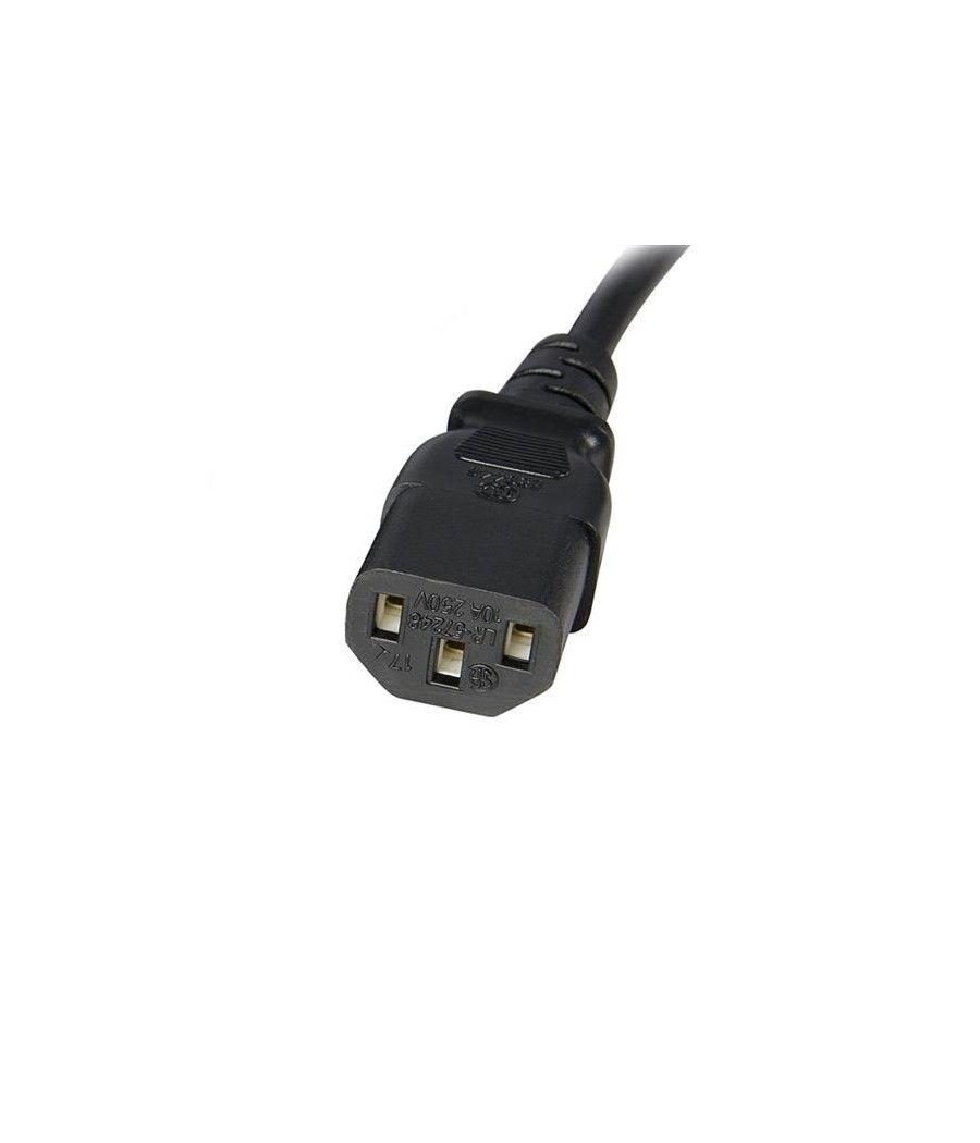 StarTech.com Extensor Alargador de 1m para Cable de Alimentación de Ordenador - C14 a C13 - Imagen 4