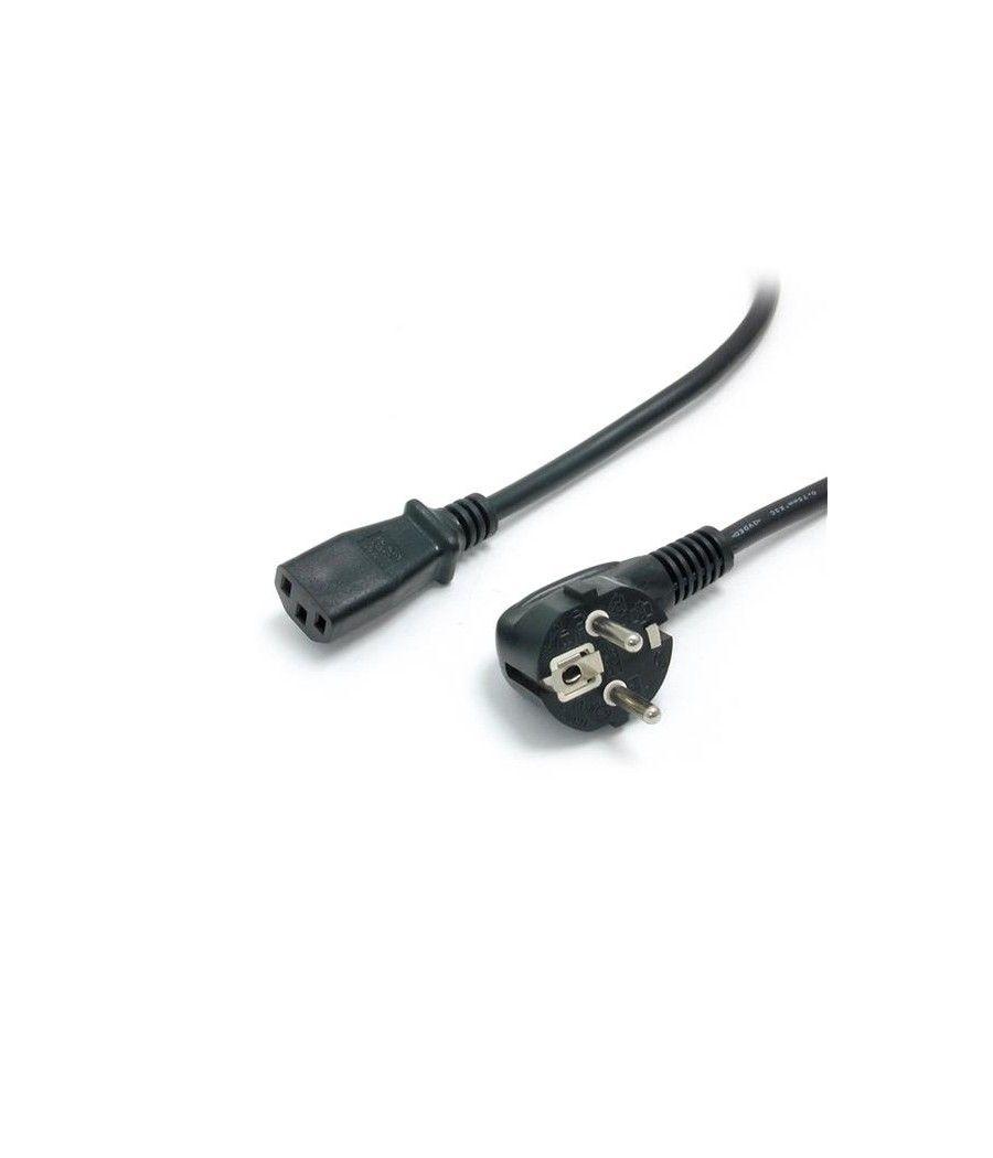 StarTech.com Cable de Alimentación Corriente de 1,8m para Ordenador PC C13 a Clavija Europea Europlug - CEE 7/16 - Imagen 2