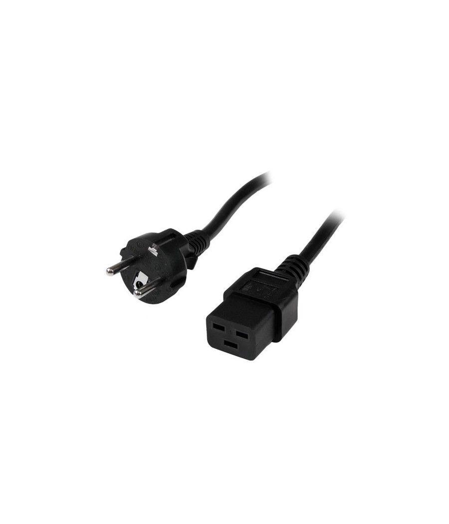 StarTech.com Cable 2m de Alimentación para Ordenadores - CEE7 a IEC 320 C19 - Conector Europeo - Imagen 1