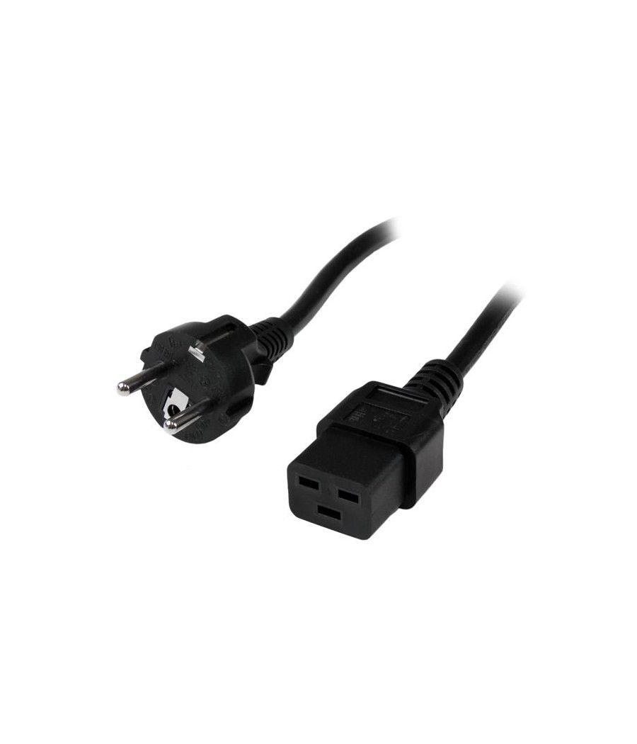 StarTech.com Cable 2m de Alimentación para Ordenadores - CEE7 a IEC 320 C19 - Conector Europeo - Imagen 2