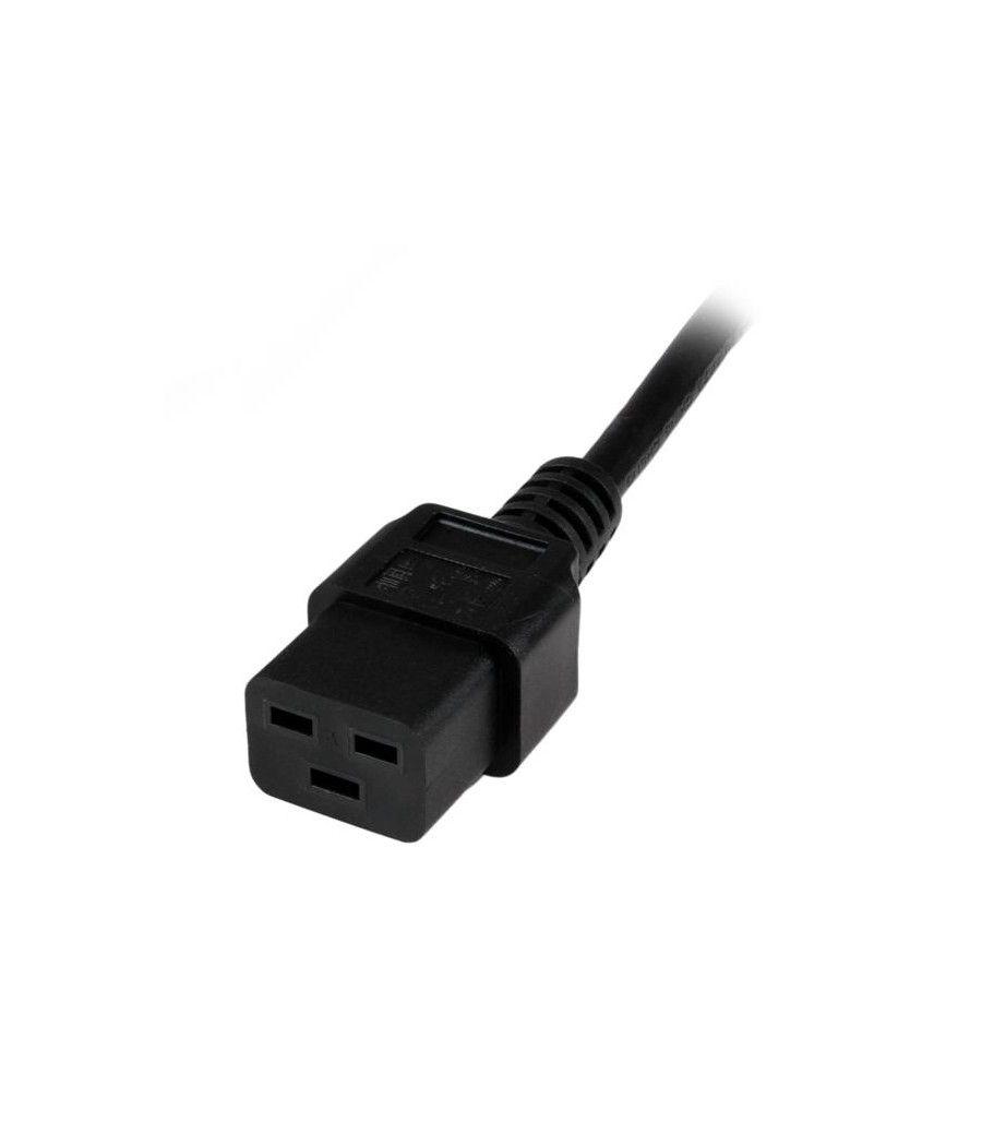 StarTech.com Cable 2m de Alimentación para Ordenadores - CEE7 a IEC 320 C19 - Conector Europeo - Imagen 5