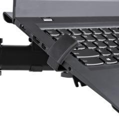 StarTech.com Brazo Soporte Ajustable para Monitor con Bandeja VESA para un Ordenador Portátil de 4,5kg y una Pantalla de hasta 3