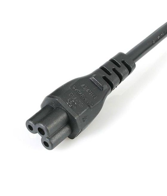 StarTech.com Cable de 2m de Alimentación para Ordenador Portátil - Cable Británico BS-1363 a C5 Hoja de Trébol - Imagen 4