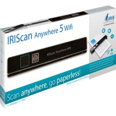 I.R.I.S. IRIScan Anywhere 5 Wi-Fi Escáner con alimentador automático de documentos (ADF) 1200 x 1200 DPI A4 Negro